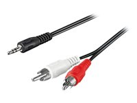 Neklan - Câble audio - mini-phone stereo 3.5 mm mâle pour RCA x 2 mâle - 15 m 2060656