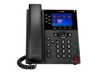 Poly VVX 350 - OBi Edition - téléphone VoIP - (conférence) à trois capacité d'appel - SIP, SRTP, SDP - 6 lignes - noir 89K70AA#ABB
