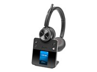 Poly Savi 7420 OFFICE - Savi 7400 series - micro-casque - sur-oreille - DECT / Bluetooth - sans fil - Suppresseur de bruit actif - noir 8L560AA#ABB