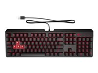 OMEN by HP Encoder - Clavier - USB - Anglais - brun - pour OMEN Obelisk by HP 875; HP 15, 27; Pavilion Gaming TG01; Pavilion x360; Spectre x360 6YW75AA#ABB