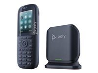 Poly Rove B2 Base Station and 30 Phone Handset Kit - Téléphone sans fil avec ID d'appelant/appel en instance - DECT - (conférence) à trois capacité d'appel - SIP, SIP v2, RTCP, RTP, SDP, SIP over TLS, SIP sur TCP, SIP sur UDP - noir 8J8W5AA