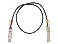 Cisco Copper Cable - Câble d'attache directe 100GBase - QSFP (M) pour QSFP (M) - 3 m - passif - remanufacturé - pour Mellanox ConnectX-5 Ex EN; Nexus 93108TC-EX, 93180YC-FX, 9336C-FX2 QSFP-100G-CU3M-RF