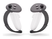 Meta Quest - Sangle pour manette de jeu - noir ardoise (pack de 2) 899-00589-01